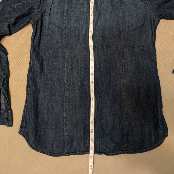 Eddie Bauer Women's Denim Shirt - Shaped Fit - Small - Picture 5 of 5